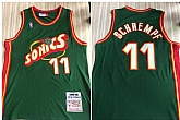 Supersonics 11 Detlef Schrempf Green 1995 96 Hardwood Classics Swingman Jersey,baseball caps,new era cap wholesale,wholesale hats